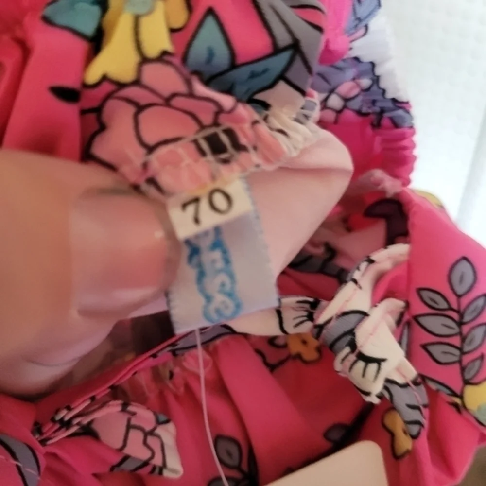Horse Baby 12 month‎ girls pink sundress NWT unicorns
